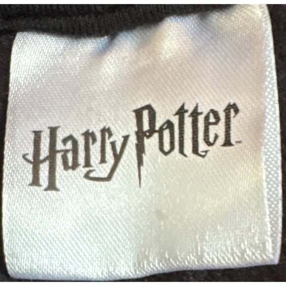 Harry Potter Hoodie Sweatshirt Black XS Hogwarts Crest Hoodie Black Polyester - Picture 4 of 9